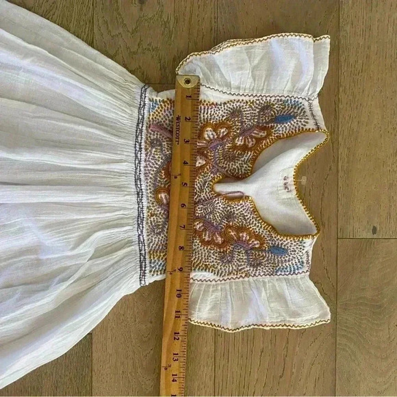 Yibel Girls Embrodiered Dress White $89 - Picture 5 of 5